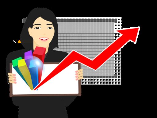 presentation, businesswoman, success